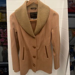 XS Mackage Camel Wool Coat - lightly worn - in excellent condition.